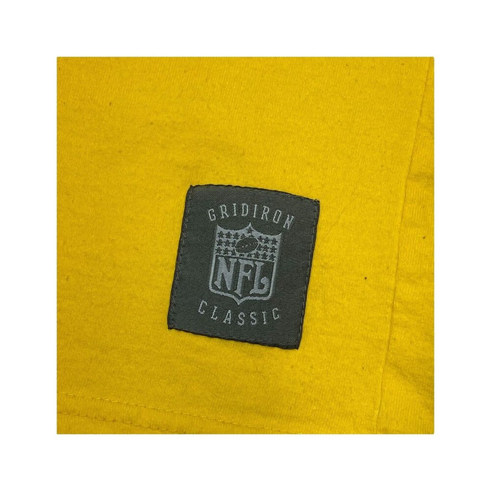Reebok T-Shirt Men's XL Yellow Gridiron Classic NFL Pittsburgh Steelars Crewneck - Picture 9 of 11